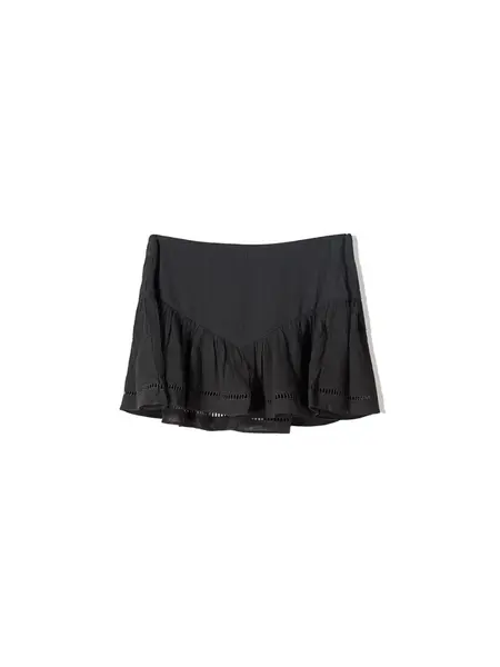 Bershka Sukňa  tmavosivá