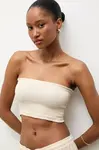 Answear.LAB crop top dámský s viskózou
