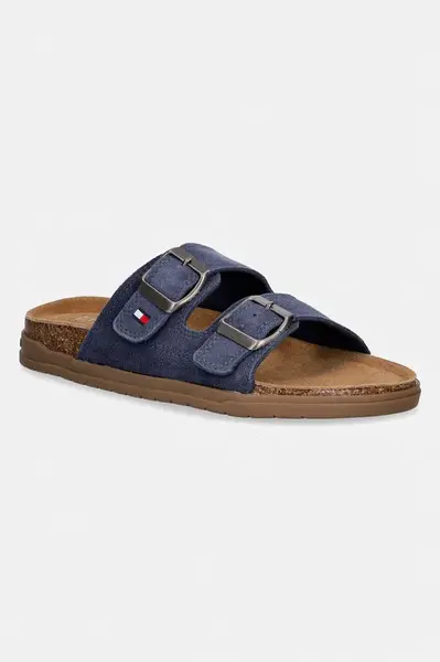 Tommy Hilfiger pantofle dětské semišové