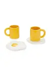 Balvi  Sada hrnků s podšálky  7,2 x 10,5 x 9,8 cm 2-pack
