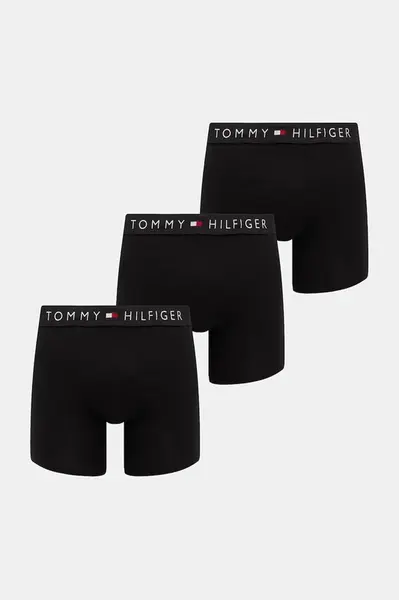 Tommy Hilfiger boxerky pánské bavlněné s elastanem 3-pack