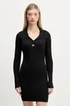 Tommy Jeans bodycon šaty s bavlnou
