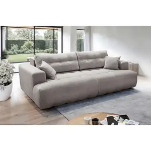 Livetastic POHOVKA BIG SOFA, kompozitní dřevo, textil, plast, mokka
