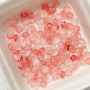 Cherry Quartz Glass Beads