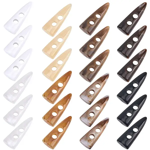 8 Styles Resin Buttons