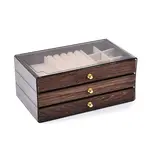 3-Tier PET Plastic Jewelry Storage Drawer Boxes