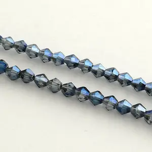 Electroplate Glass Bead Strands