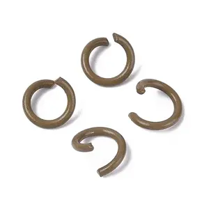 Spray Painted Iron Open Jump Rings