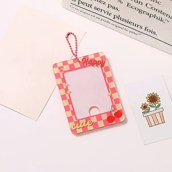 Acrylic Photocard Sleeve Keychain