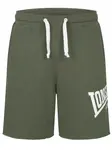 LONSDALE Nohavice  kaki / biela