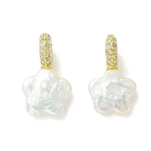 Natural Baroque Keshi Pearl Pendants