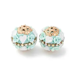 Handmade Resin Indonesia Round Beads