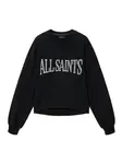 AllSaints Mikina 'DASH LILA'  čierna / biela
