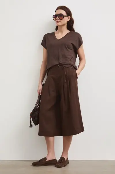 Medicine šortky dámské lněné