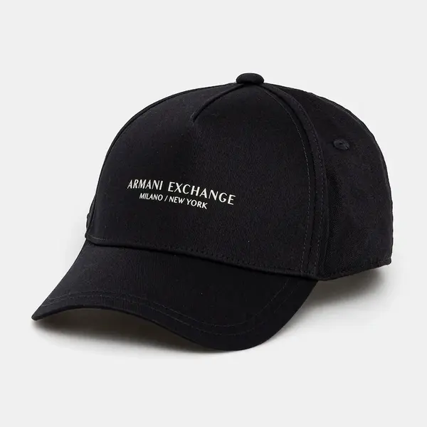 Armani Exchange  Bavlněná baseballová čepice