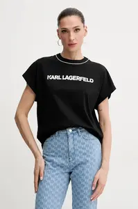 Bavlněné tričko Karl Lagerfeld