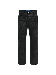 KARL LAGERFELD JEANS Džínsy  čierny denim