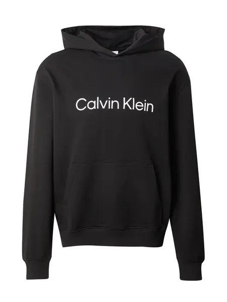 Calvin Klein Mikina 'Logo'  čierna / biela