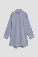 WOMEN'S SHIRT L-KO-4016 BÍLÁ_NAVY