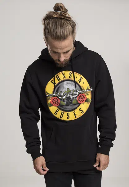 Black hood with Guns n' Roses logo