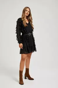 Marisse Dress With Ruffles