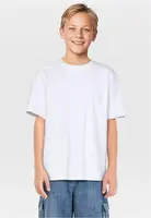 Chlapecké vysoké tričko bílé