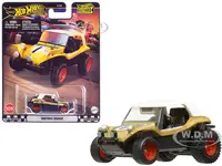 Meyer Manx Dune Buggy 1 Gold Metallic with White Top "Boulevard" Series Diecast Model Car by Hot Wheels
