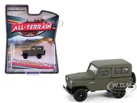 1962 Nissan Patrol Matt Olive Green "All Terrain" Series 16 1/64 Diecast Model Car by Greenlight
