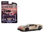 2022 Ford GT Heritage Edition 5 Holman-Moody "1966 24 Hours of Le Mans Ford 1-2-3 Sweep Tribute" Gold Metallic with Red Accents "Hobby Exclusive" Ser