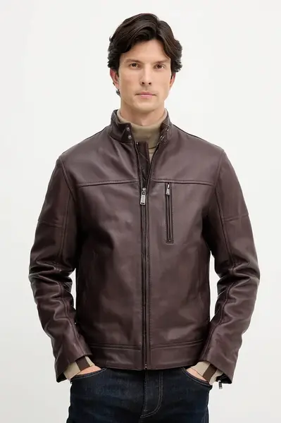 Kožená bunda Trussardi