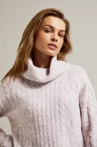 Marisse Women's Sweater Z-Sw-4545 Pink Mel