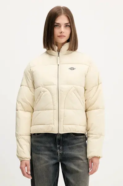 Bunda Dickies béžová barva, zimní, DK0A87OJ