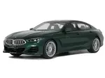 2023 BMW Alpina B8 Gran Coupe Green Metallic 1/18 Model Car by GT Spirit
