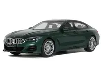 2023 BMW Alpina B8 Gran Coupe Green Metallic 1/18 Model Car by GT Spirit