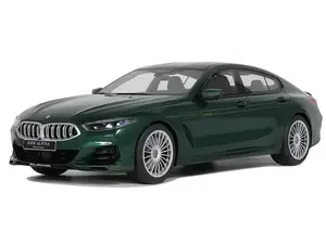 2023 BMW Alpina B8 Gran Coupe Green Metallic 1/18 Model Car by GT Spirit