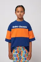 Dětské bavlněné tričko Bobo Choses tmavomodrá barva, s potiskem, 125AC126