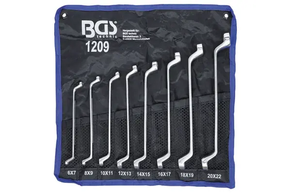 BGS technic Klíče očkové „trháky“, vel. 6-22 mm, sada 8 ks v obalu - BGS 1209