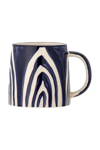 Hrnek Bloomingville Shama 515 ml tmavomodrá barva