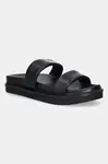Pantofle Calvin Klein Jeans FLAT MOLDED DOUBLEBAR SANDAL LTH