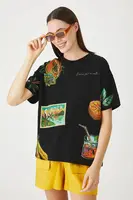 Bavlněné tričko Medicine dámské, černá barva