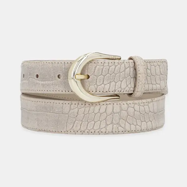 Kožený pásek BOSS Carol-Cro-St-G_Sz30