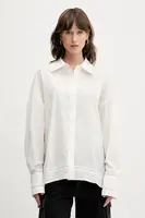 Bavlněná košile IRO dámská, béžová barva, relaxed, s klasickým límcem, WM18IMAI