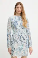 Halenka Guess ANASTASIA dámská, tyrkysová barva, vzorovaná, W5GH0T WHAD2