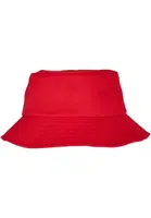 Dětská čepice Flexfit Cotton Twill Bucket, červená