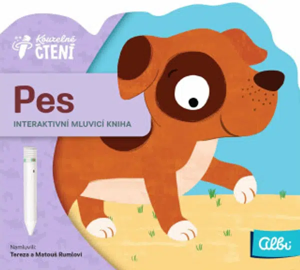 Minikniha s výsekem - Pes - Kouzelné čtení Albi