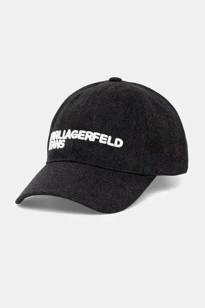 Džínová baseballová čepice Karl Lagerfeld Jeans
