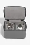 Cestovní krabička na hodinky Stackers šedá barva