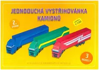 Jednoduchá vystřihovánka kamionů