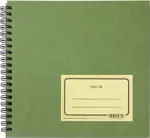 BOBO Skicák ZELENÁČ, 18x18cm, čistý, 30 listů