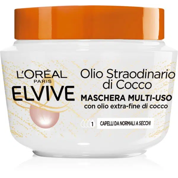 L’Oréal Paris Elseve Extraordinary Oil Coconut vyživující maska pro normální až suché vlasy s kokosovým olejem 300 ml